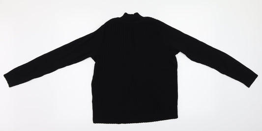 Warehouse Womens Black Pullover Jumper Size 12