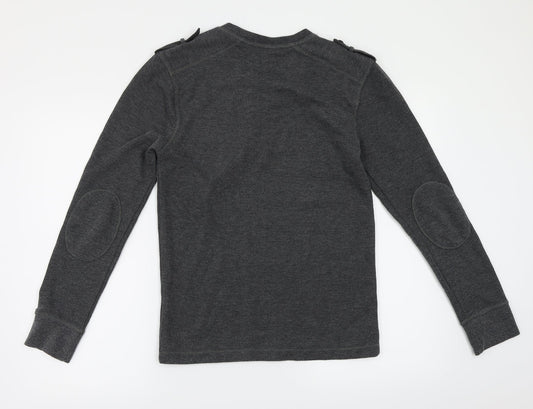 Peacocks Womens Grey Pullover Jumper Size S