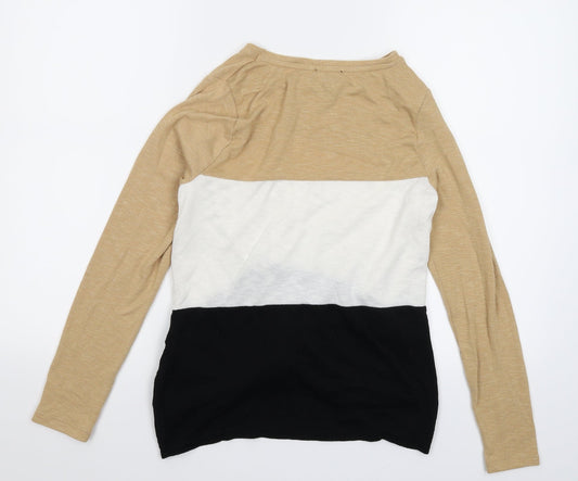 New Look Womens Multicoloured Knit Pullover Jumper Size S