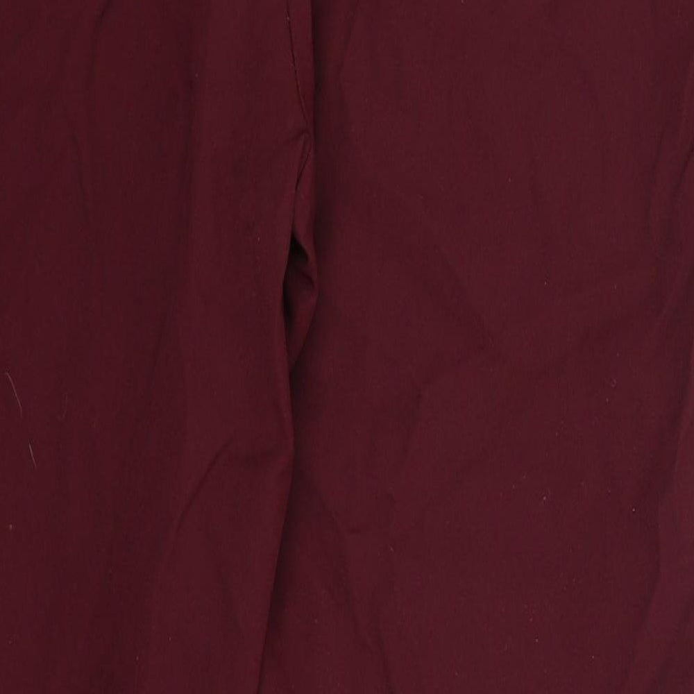 Oasis Womens Brown Trousers Size 14 L27 in