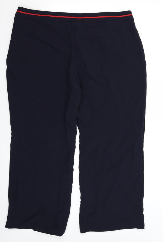 Preworn Womens Blue Trousers Size 20 L29 in