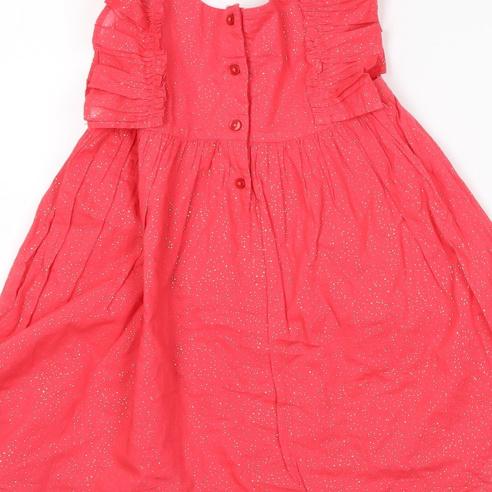 Brand and care label for George girls’ pink trapeze & swing, size 18-24, months