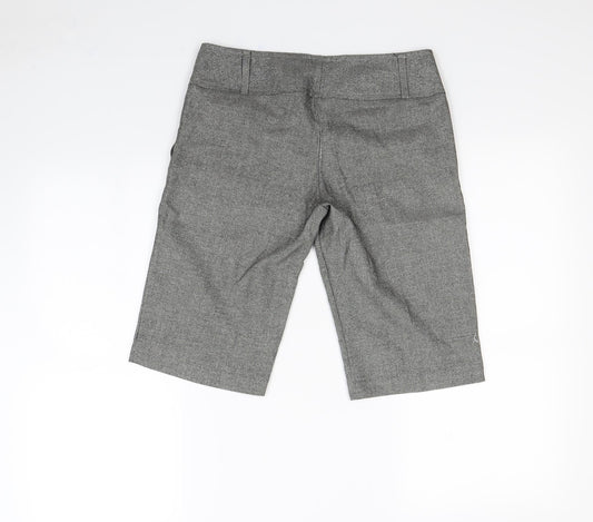 Preworn Womens Silver Culotte Shorts Size 8