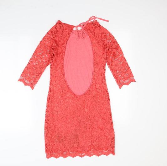 Preworn Womens Pink Mini Size 12