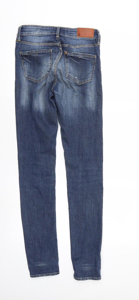 & slim Mens Blue Denim Skinny Jeans Size 25 in L32 in