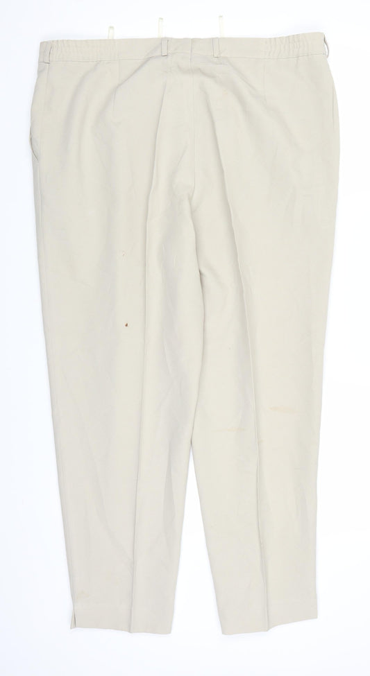 Neu Mode Womens Beige Trousers Size 24 L28 in