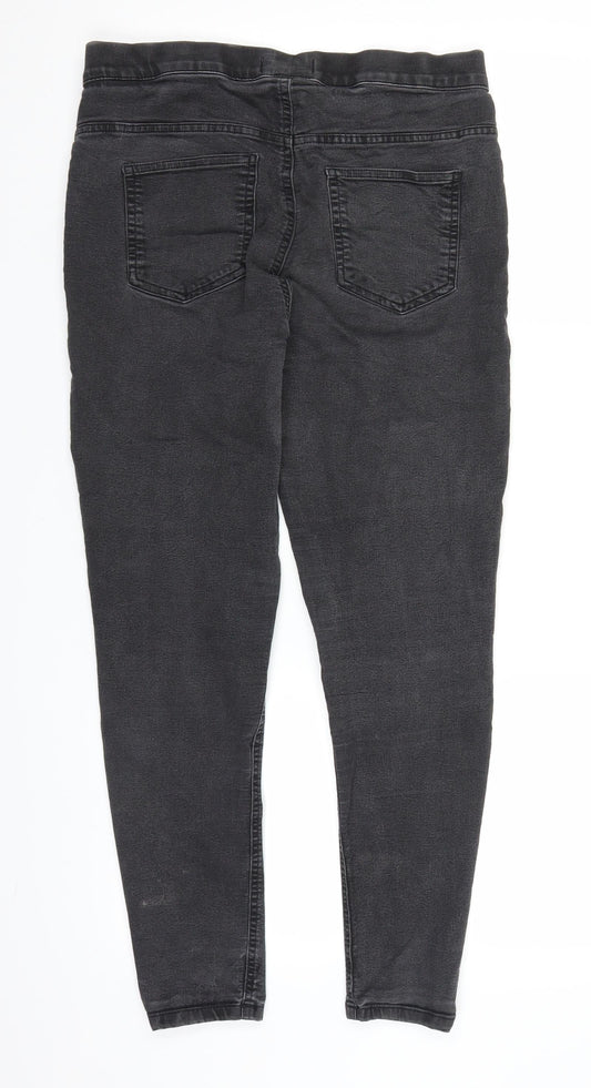 Marks and Spencer Womens Black Denim Jegging Jeans Size 12 L25 in