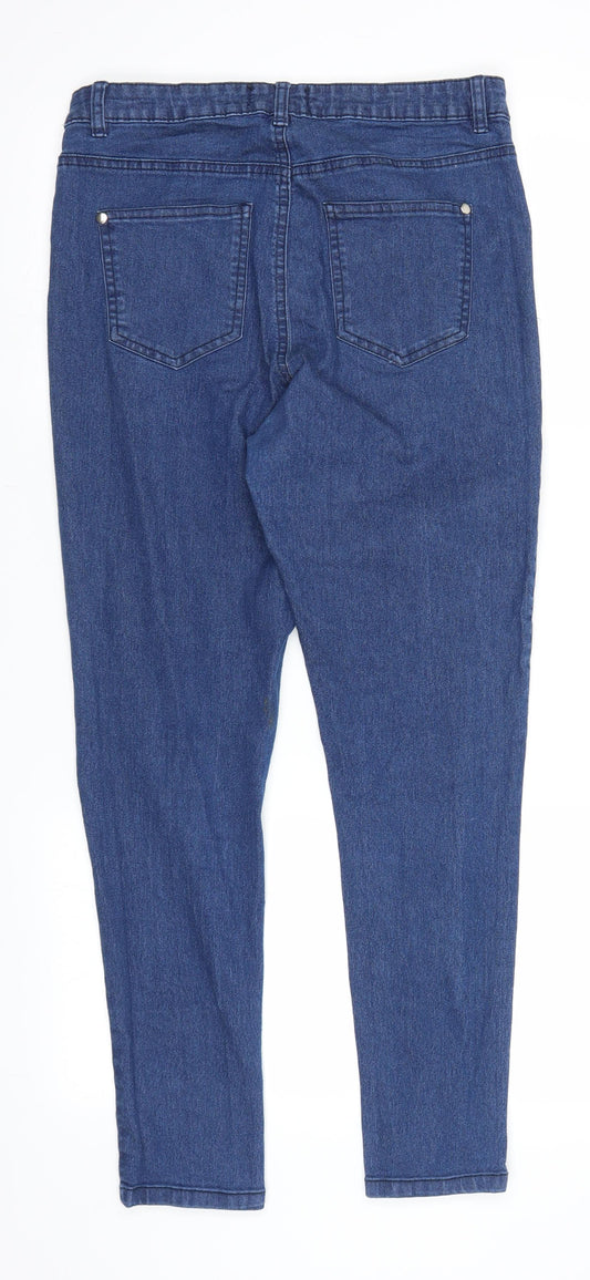 Select Womens Blue Denim Jegging Jeans Size 12 L27 in