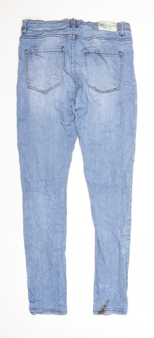 Va Vite Womens Blue Denim Jegging Jeans Size 12 L31 in