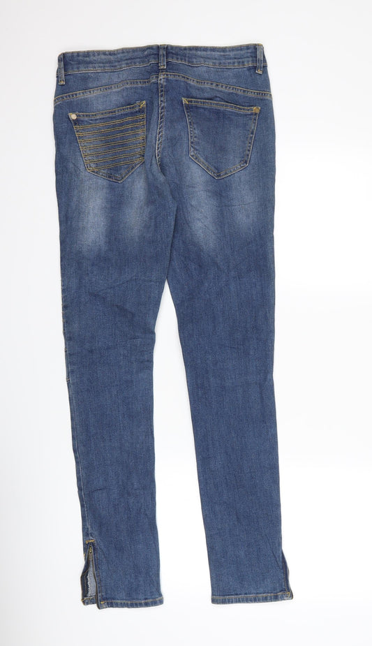 Blue Motion Womens Blue Denim Skinny Jeans Size 10 L30 in