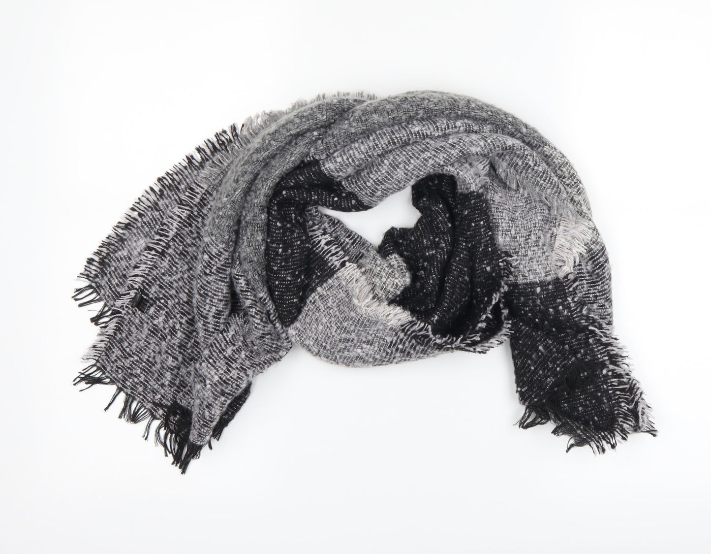 Preworn Womens Grey Check Scarf