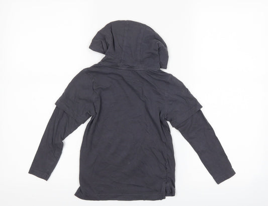George Boys Grey Pullover Hoodie Size 4-5 Years