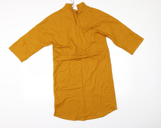 Primark Womens Yellow T-Shirt Dress Size 6