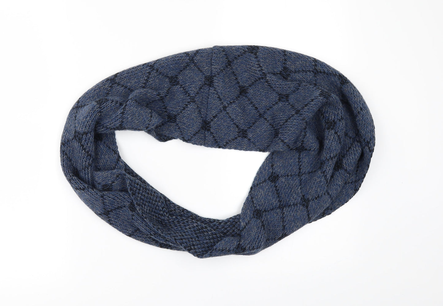 blue bag &accessoroes Womens Beige Check Scarf - cowl