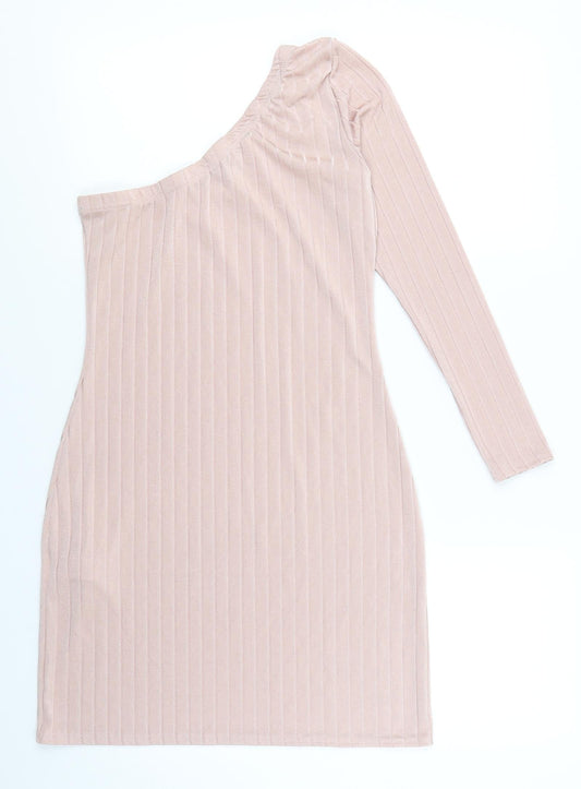 New Look Womens Pink Bodycon Size 14