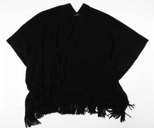 Collection Womens Black Cape Jumper One Size