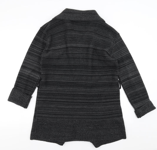 Etiquette Womens Grey Cardigan Jumper Size M