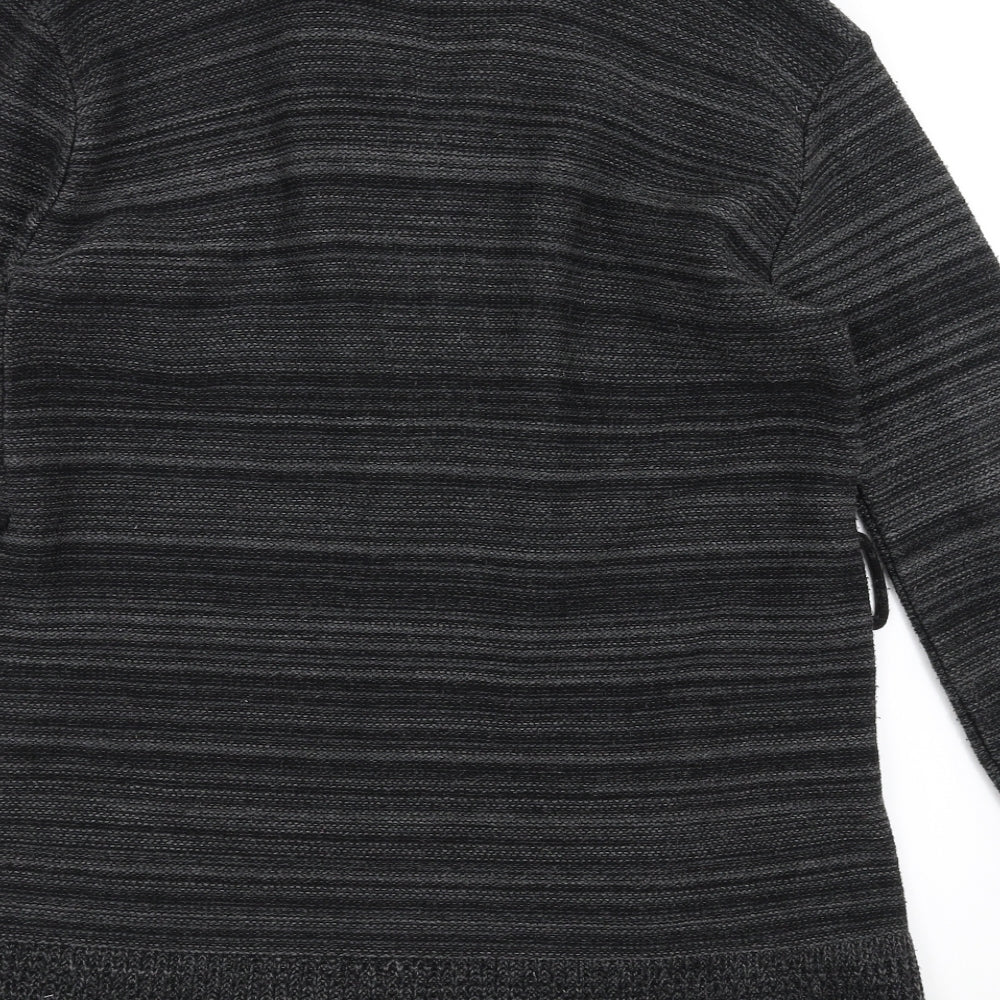 Etiquette Womens Grey Cardigan Jumper Size M