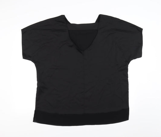River Island Womens Black Basic Blouse Size L
