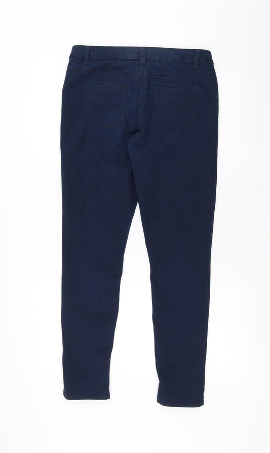 George Womens Blue Denim Skinny Jeans Size 10 L28 in