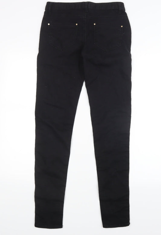 Denim Co. Womens Black Denim Skinny Jeans Size 8 L31 in