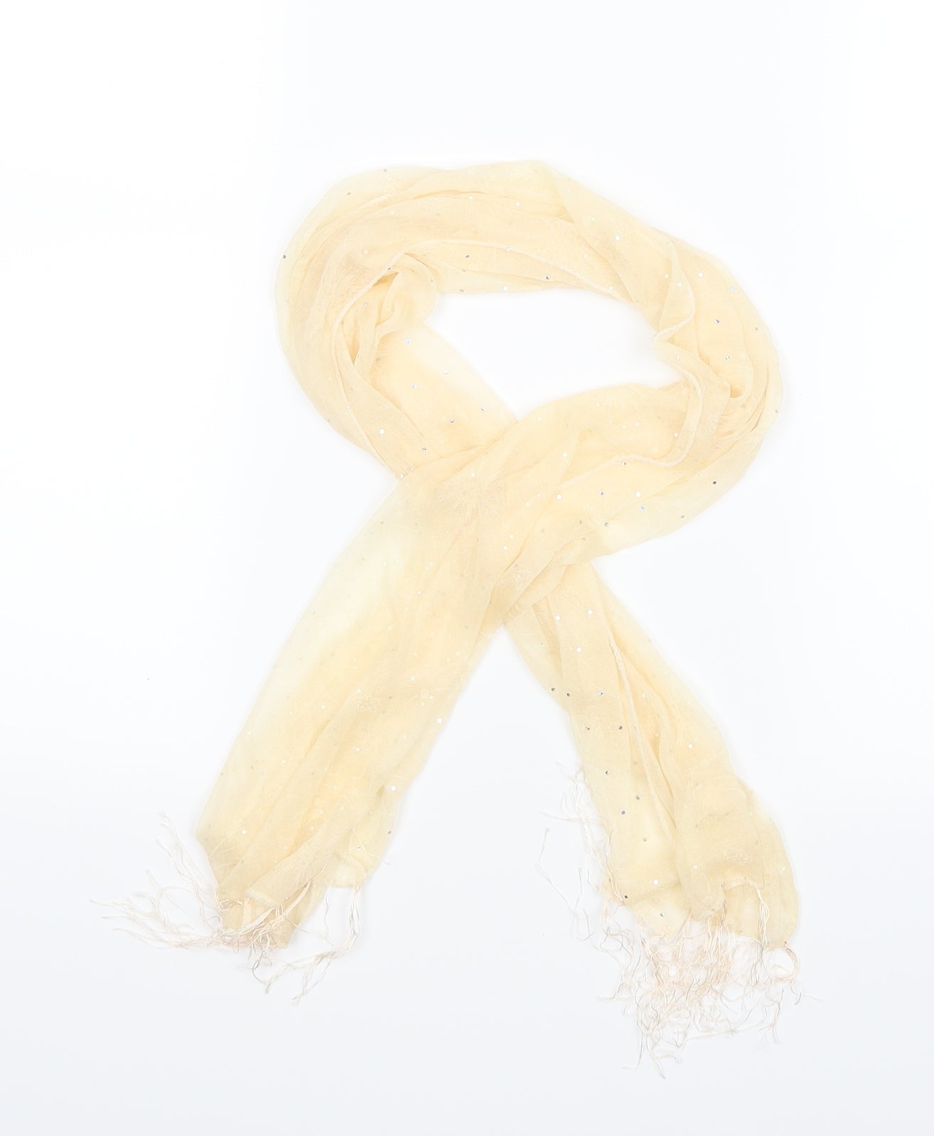 Preworn Womens Ivory Scarf