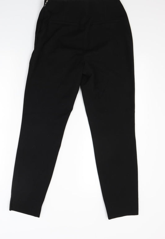 H&M Womens Black Trousers Size 8 L27 in