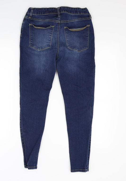 Very Womens Blue Denim Skinny Jeans Size 27 in L25 in