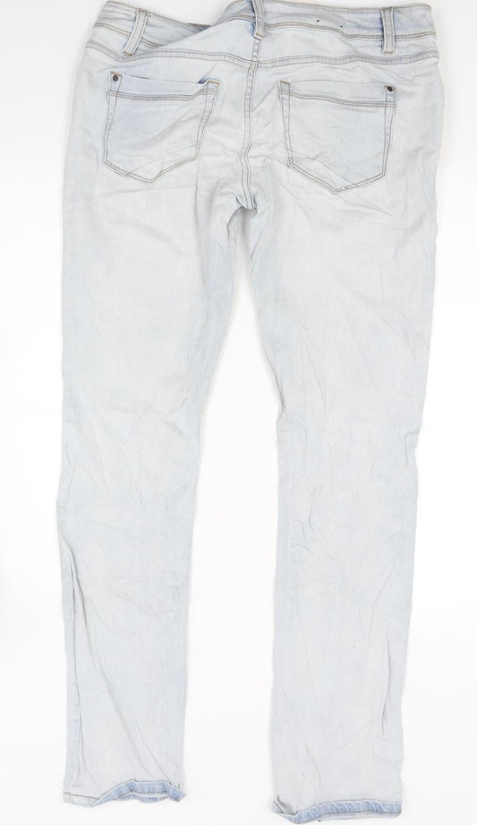 ORSAY Womens Blue Denim Skinny Jeans Size 33 in L29 in