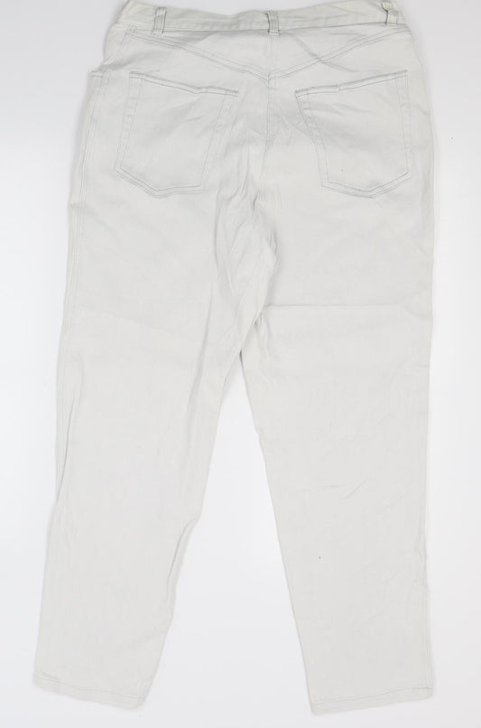 Gina Benotti Womens White Denim Skinny Jeans Size 10 L26 in