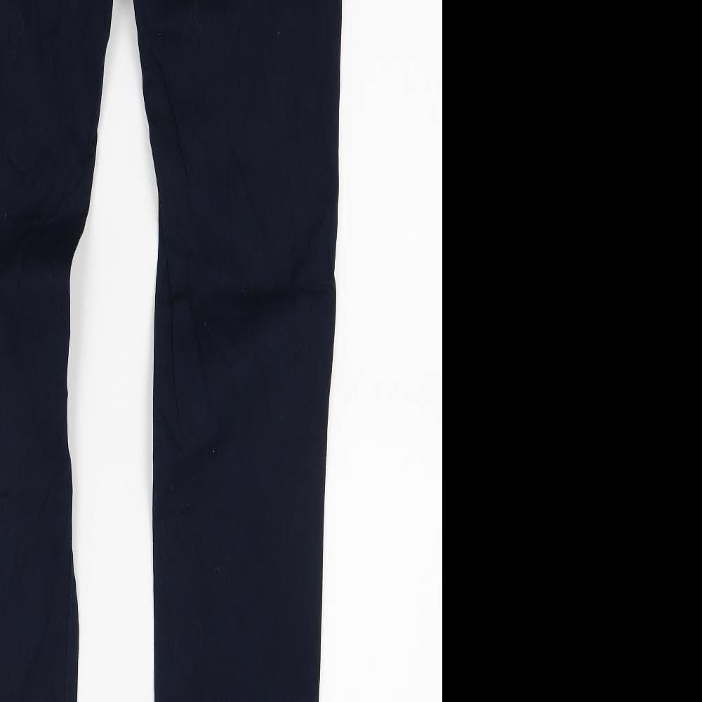 Pieces Womens Blue Trousers Size XS L28 in