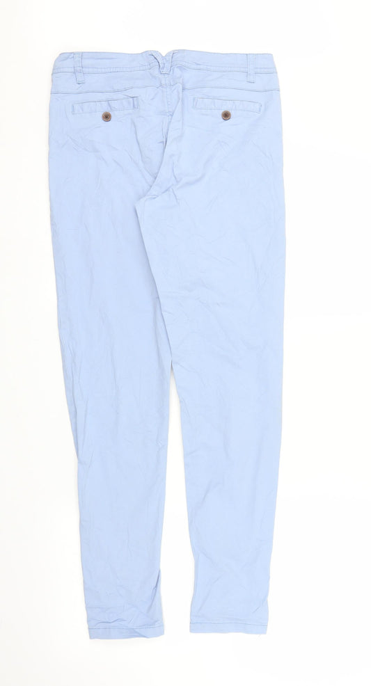 Medicine Womens Blue Chino Trousers Size 10 L28 in