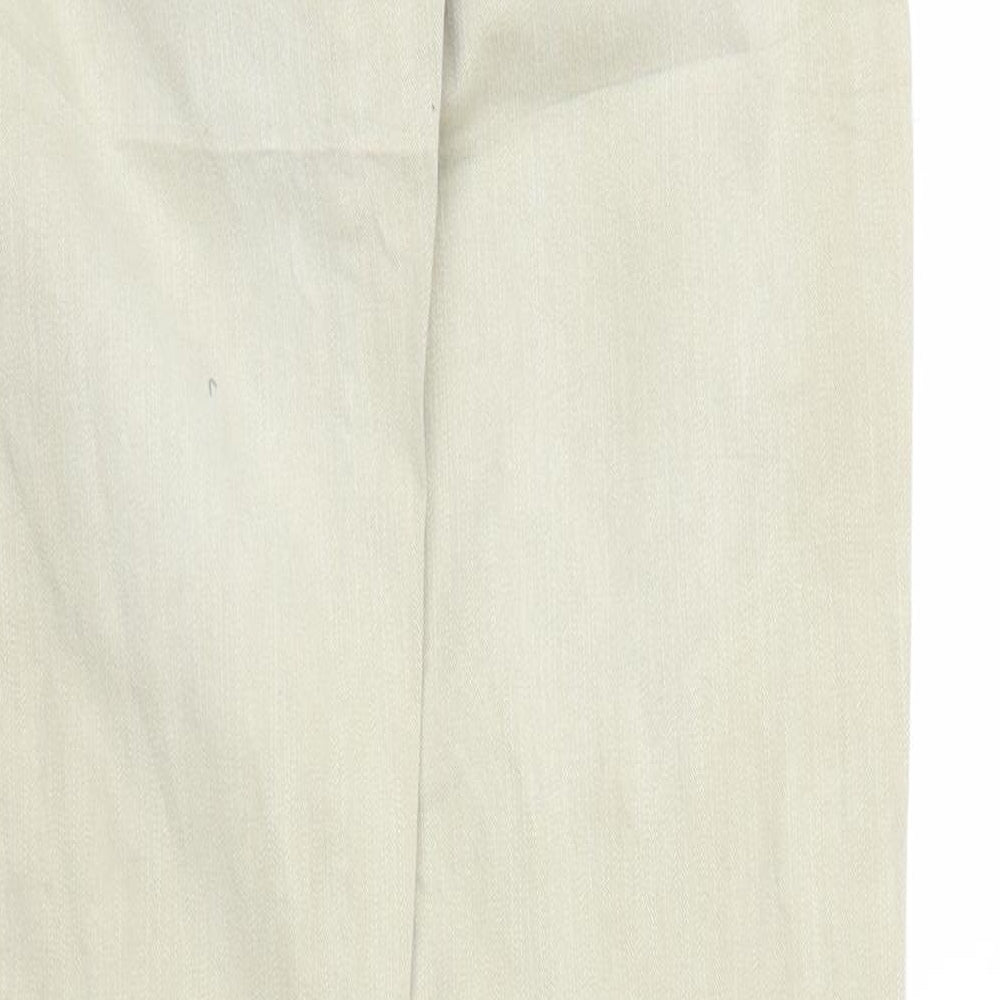 Stradivarius Womens Beige Denim Skinny Jeans Size 10 L30 in