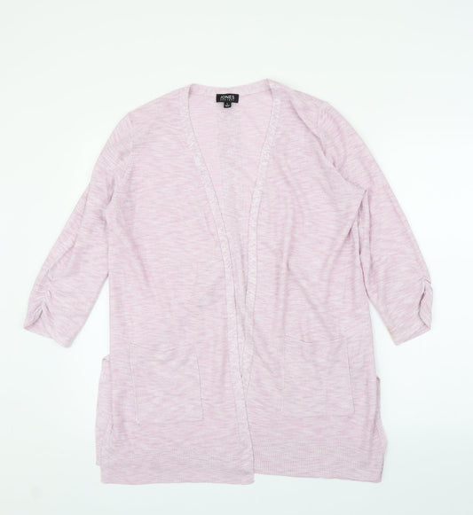 Jones New York Womens Purple   Cardigan Jumper Size L