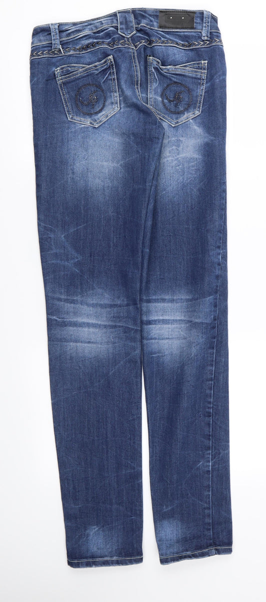 neuplay Womens Blue Skinny Jeans Size 26 in L31 in