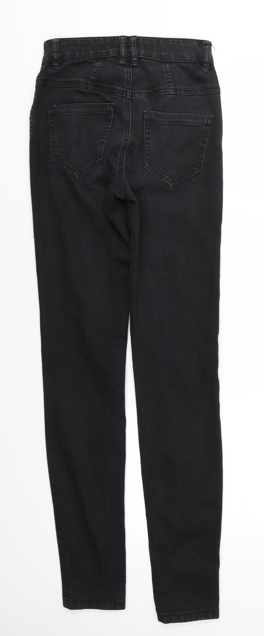 FB Sister Womens Black Skinny Jeans Size 2XS L29 in
