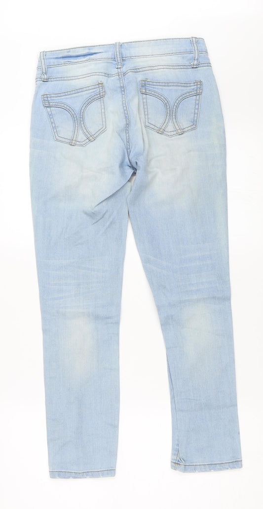 Wakee Womens Blue Denim Skinny Jeans Size 8 L26.5 in