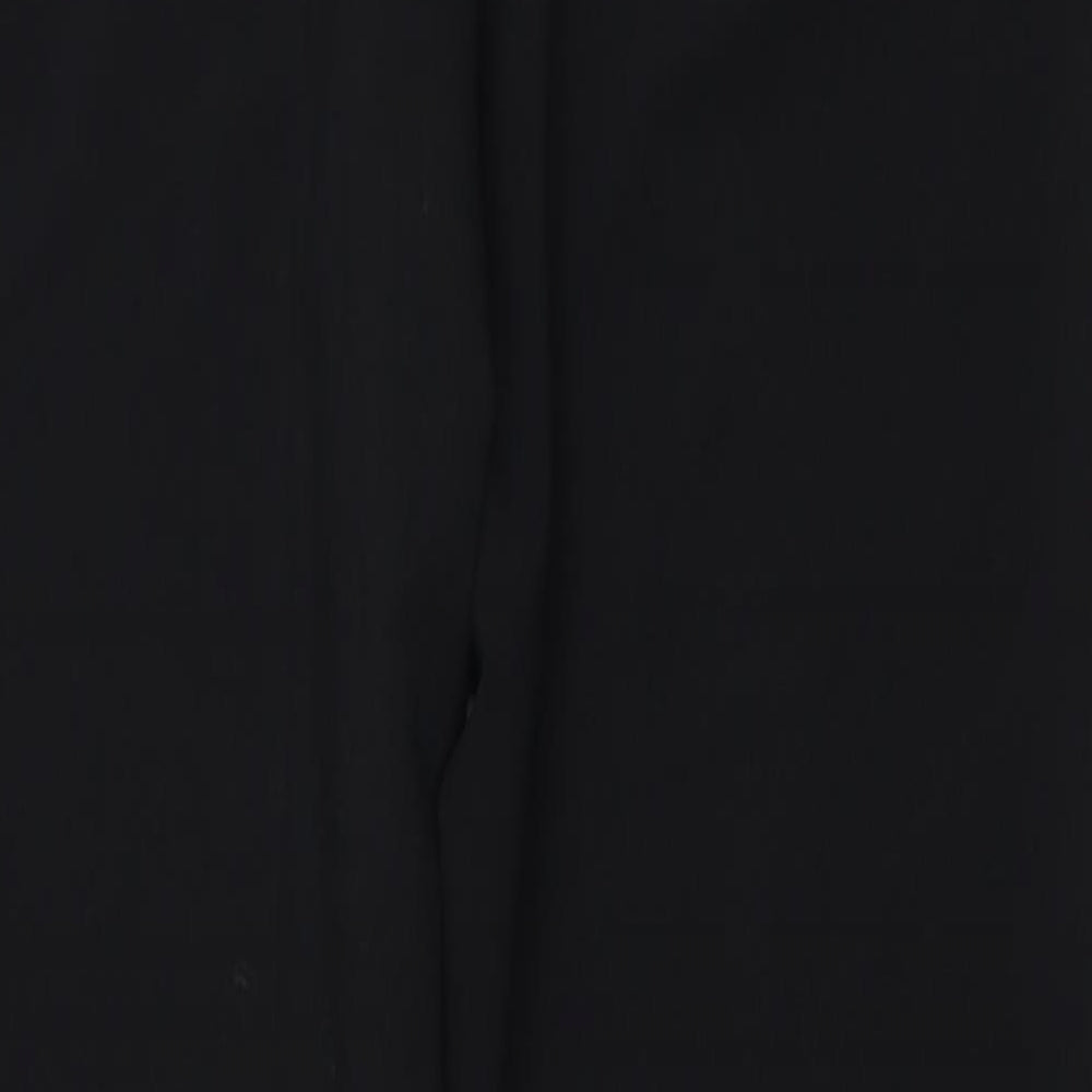 Marks and Spencer Womens Black Trousers Size 10 L30.5 in