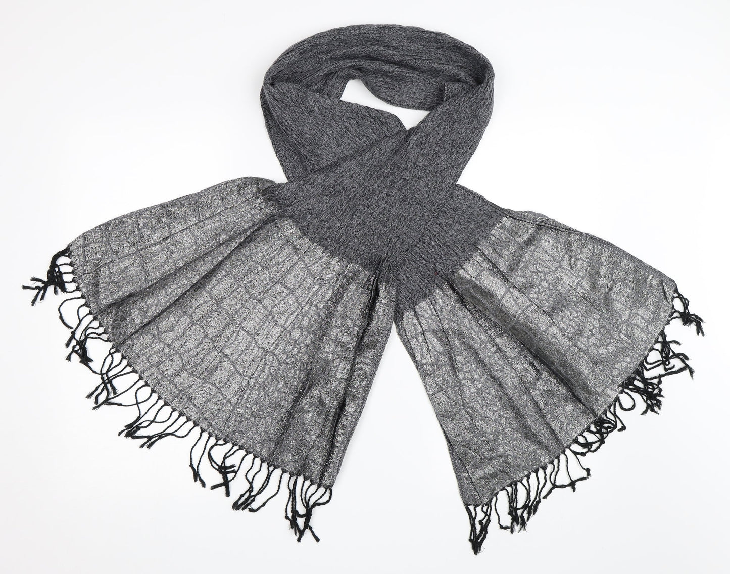 Preworn Womens Grey Scarf