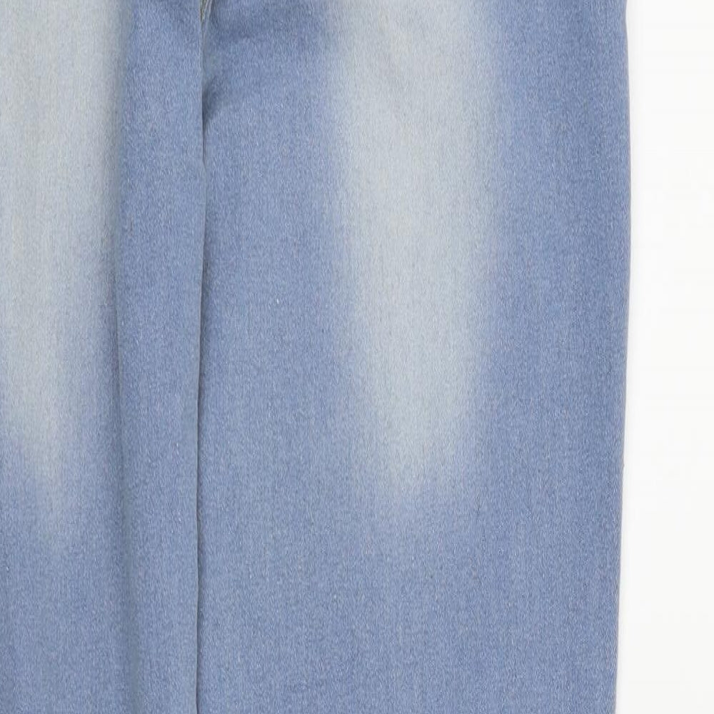 Preworn Womens Blue Straight Jeans Size 26 in L27 in - perl detail