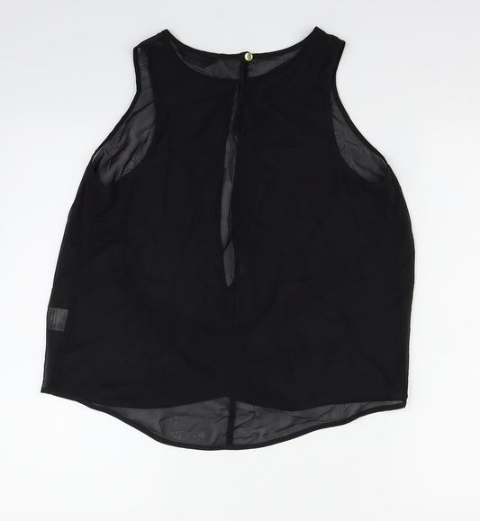 Internacionale Womens Black Basic T-Shirt Size 8