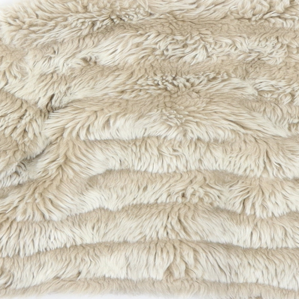 BHS Girls Beige Jacket Size 6 Years - Fluffy