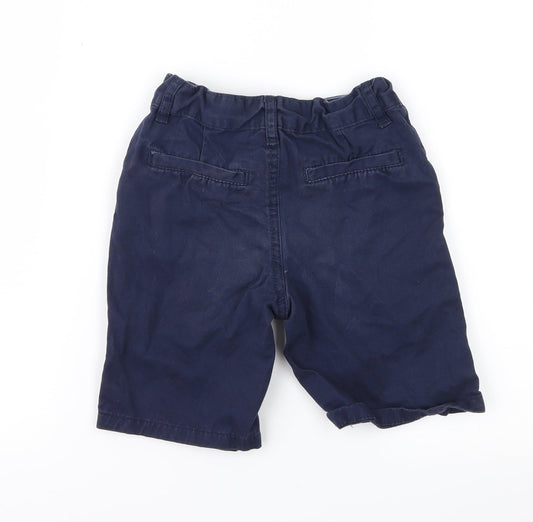 Denim & Co. Boys Blue Chino Shorts Size 5-6 Years