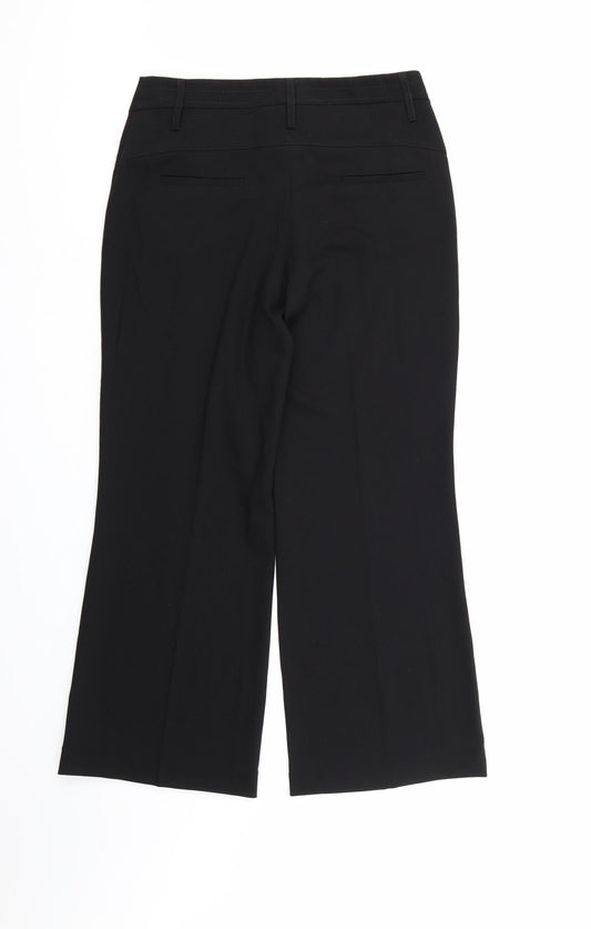 NEXT Womens Black Rayon Dress Pants Trousers Size 10 L26 in