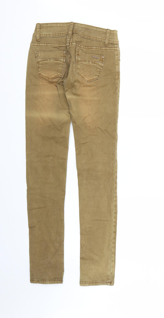 Dromedar Womens Brown Denim Skinny Jeans Size S L33 in
