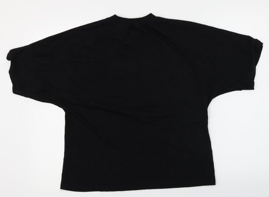 Boohoo Womens Blue Basic T-Shirt Size 12