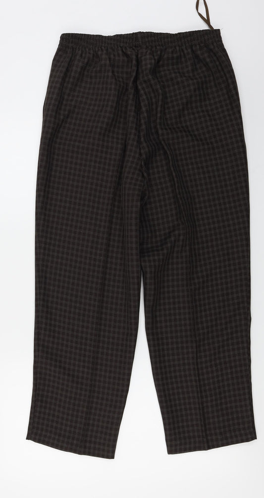 BM Womens Blue Trousers Size 12 L24 in