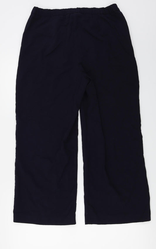 magi fit Womens Blue Trousers Size 14 L22 in