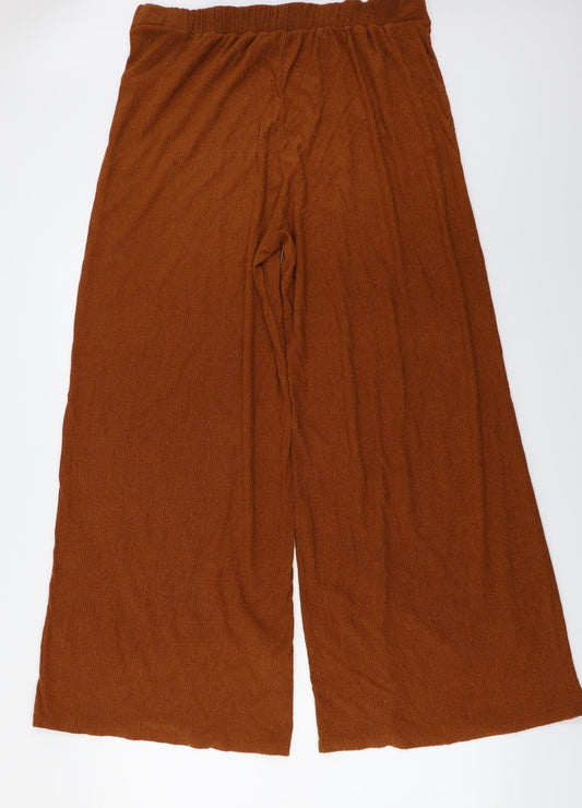grace by eda Womens Brown Trousers Size 14 L27 in