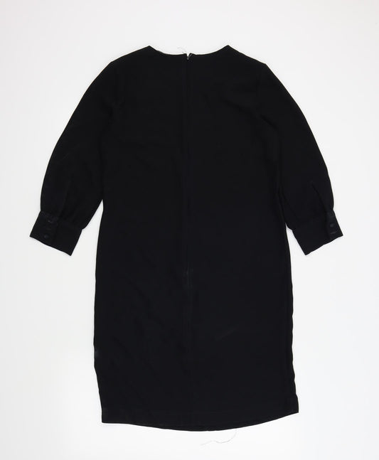 M&S Womens Black A-Line Size 8